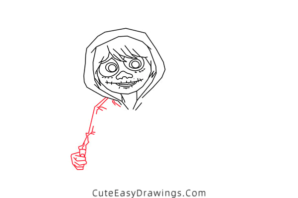 how to draw miguel rivera - www.cuteeasydrawings.com