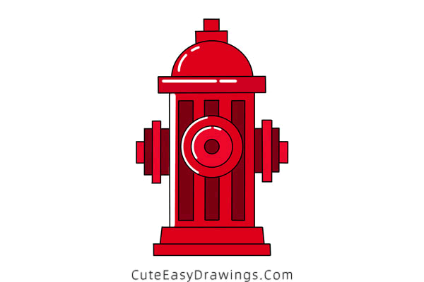 how to draw a hydrant - www.cuteeasydrawings.com