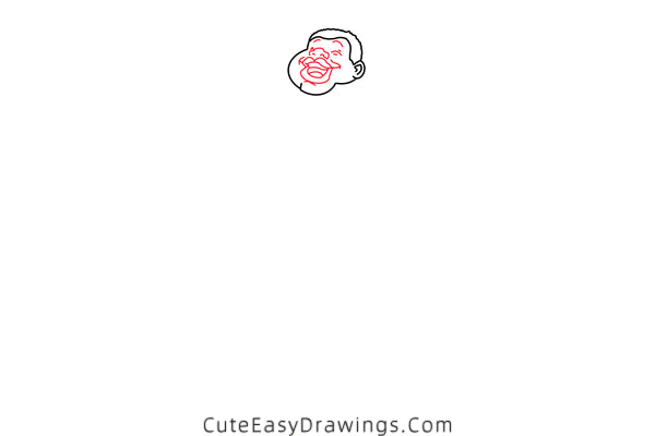 how to draw fat albert - www.cuteeasydrawings.com