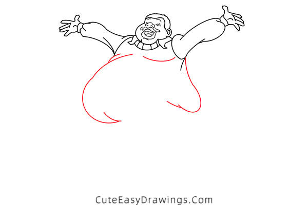 how to draw fat albert - www.cuteeasydrawings.com