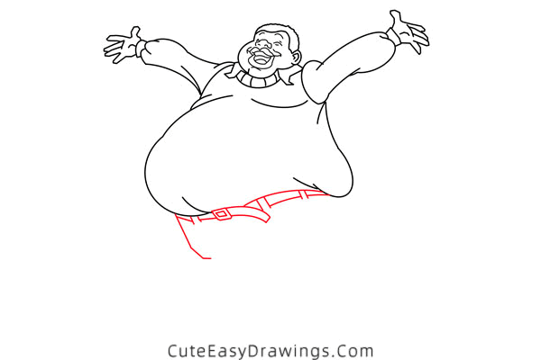 how to draw fat albert - www.cuteeasydrawings.com