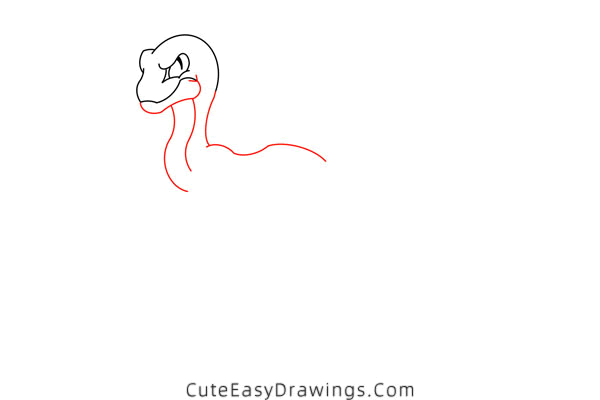 how to draw a velociraptor - www.cuteeasydrawings.com