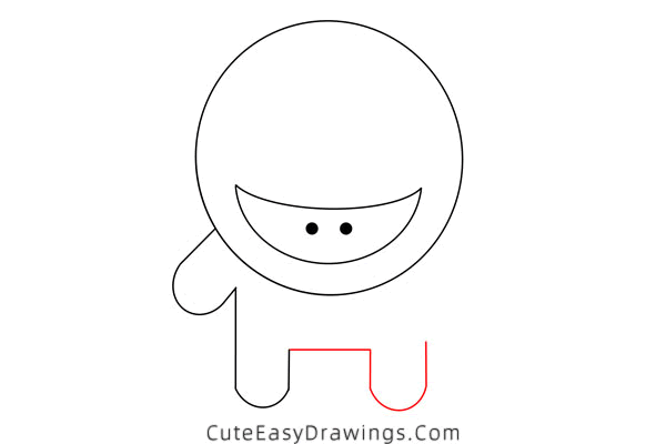 how to draw a ninja - www.cuteeasydrawings.com