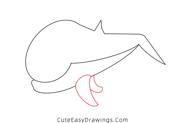 how to draw a sperm whale - www.cuteeasydrawings.com