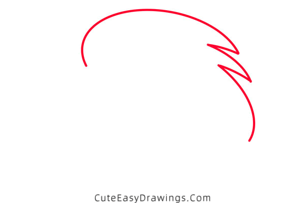 how to draw an eagle head - www.cuteeasydrawings.com