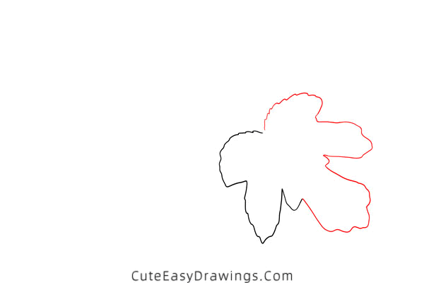 how to draw a fig leaf - www.cuteeasydrawings.com