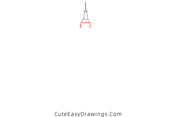 how to draw the empire state building - www.cuteeasydrawings.com