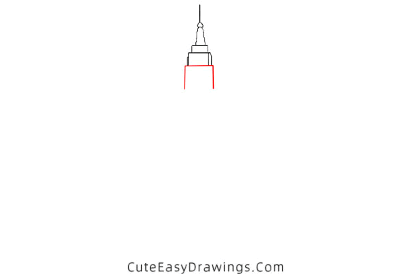 how to draw the empire state building - www.cuteeasydrawings.com