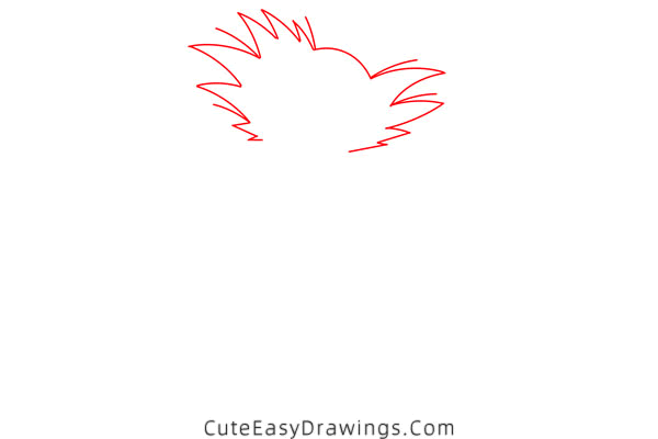 how to draw son gohan - www.cuteeasydrawings.com