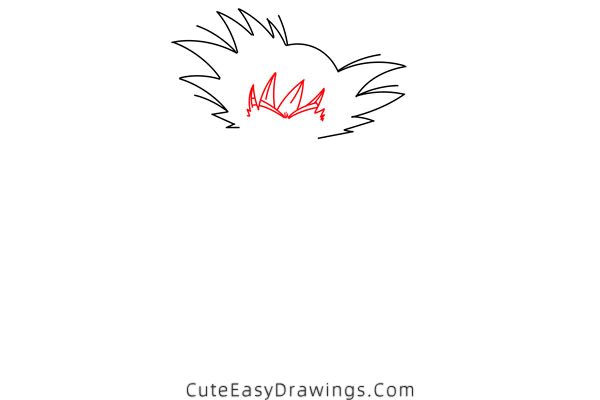 how to draw son gohan - www.cuteeasydrawings.com