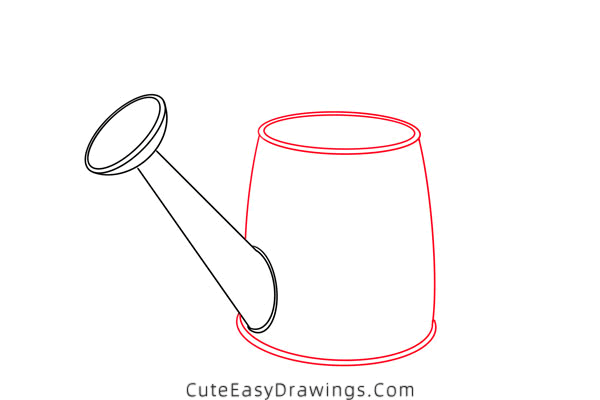 how to draw a watering can - www.cuteeasydrawings.com