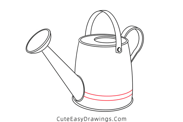 how to draw a watering can - www.cuteeasydrawings.com