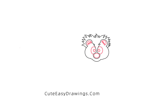 how to draw a skunk - www.cuteeasydrawings.com