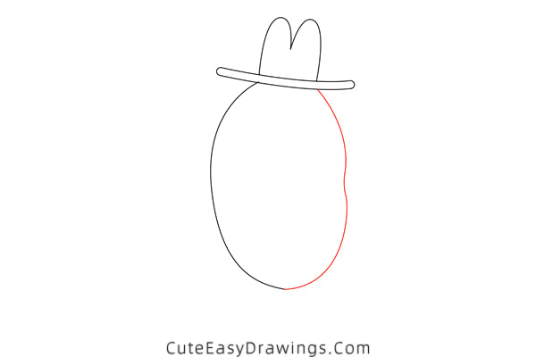 how to draw mr potato from peppa pig - www.cuteeasydrawings.com