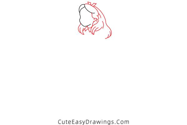 how to draw alice - www.cuteeasydrawings.com