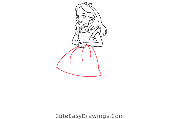 how to draw alice - www.cuteeasydrawings.com