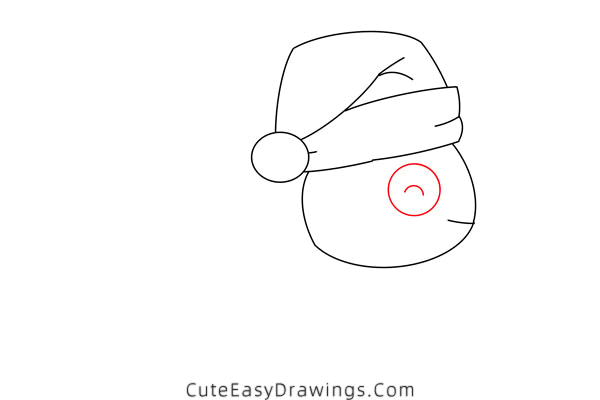 how to draw a christmas turtle - www.cuteeasydrawings.com