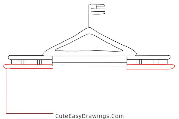 how to draw the white house easy - www.cuteeasydrawings.com