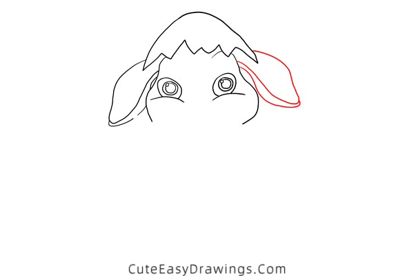 how to draw an easter bunny - www.cuteeasydrawings.com