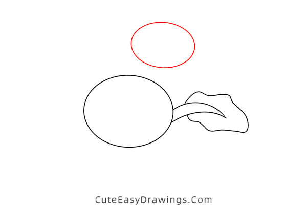 how to draw a tadpole - www.cuteeasydrawings.com