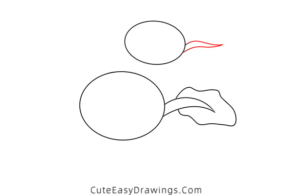 how to draw a tadpole - www.cuteeasydrawings.com