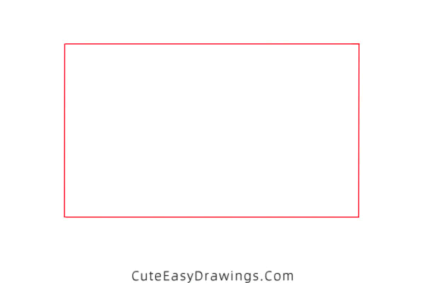 how to draw a computer monitor - www.cuteeasydrawings.com