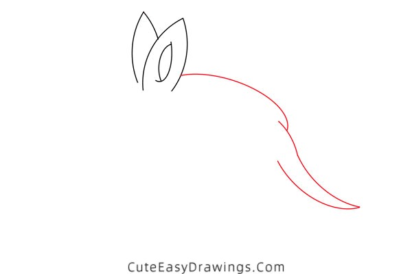 how to draw an aardvark - www.cuteeasydrawings.com