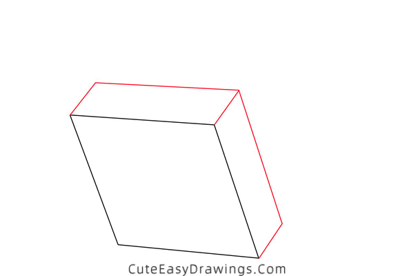 how to draw a rubiks cube - www.cuteeasydrawings.com