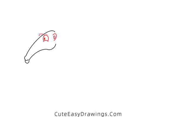 how to draw an anteater - www.cuteeasydrawings.com