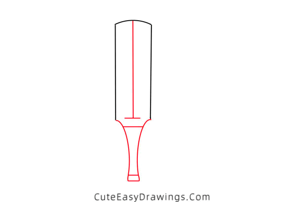 how to draw a cricket bat and ball - www.cuteeasydrawings.com