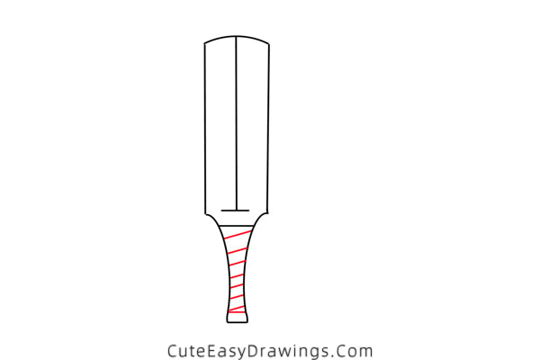 how to draw a cricket bat and ball - www.cuteeasydrawings.com