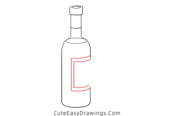 how to draw red wine - www.cuteeasydrawings.com