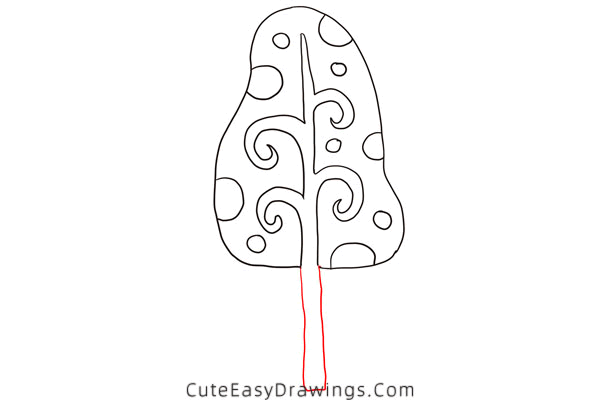 how to draw a cartoon tree - www.cuteeasydrawings.com