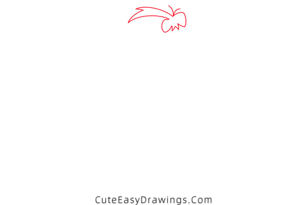 how to draw fred flintstone - www.cuteeasydrawings.com