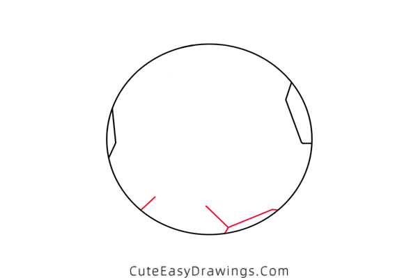 how to draw a soccer ball - www.cuteeasydrawings.com