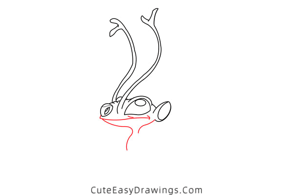 how to draw sparky from lilo stitch - www.cuteeasydrawings.com