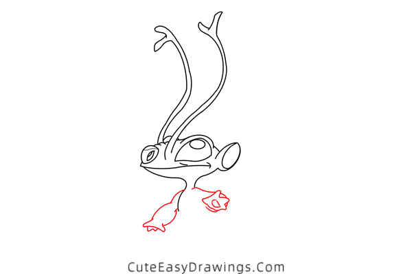 how to draw sparky from lilo stitch - www.cuteeasydrawings.com