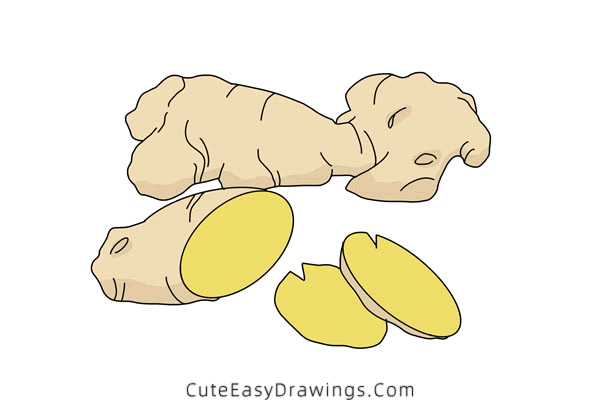 how to draw a ginger - www.cuteeasydrawings.com