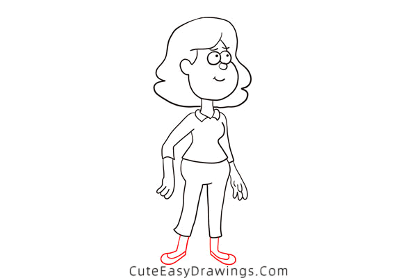 how to draw a mom - www.cuteeasydrawings.com