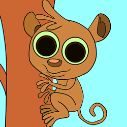 How to Draw a Tarsier Step by Step