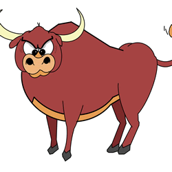 How to Draw a Bull Easy Step by Step