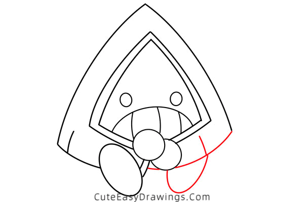 how to draw snorunt from pokemon - www.cuteeasydrawings.com