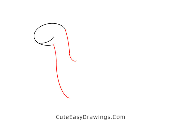 how to draw a cute brontosaurus - www.cuteeasydrawings.com