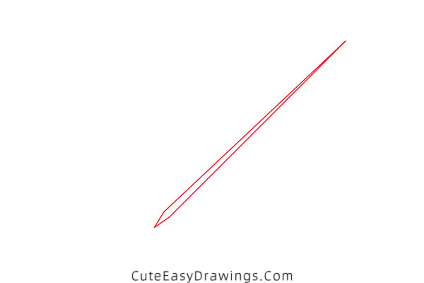 how to draw a quill pen - www.cuteeasydrawings.com