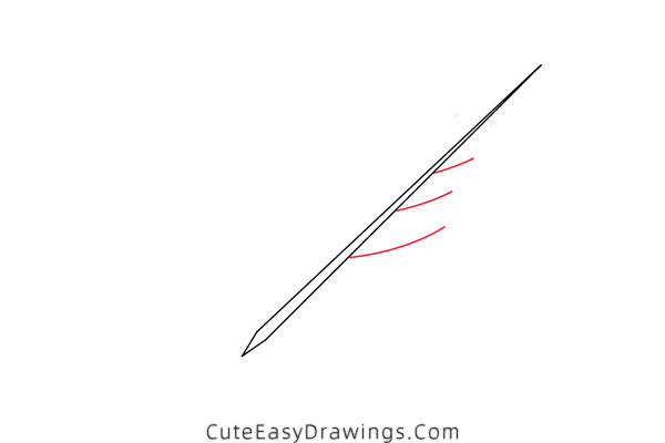 how to draw a quill pen - www.cuteeasydrawings.com