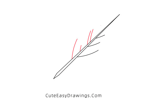 how to draw a quill pen - www.cuteeasydrawings.com