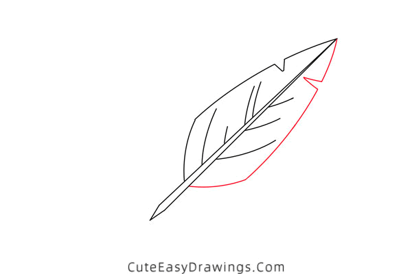 how to draw a quill pen - www.cuteeasydrawings.com