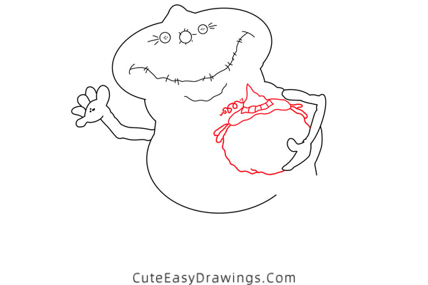 how to draw a ghost and jack-o-lantern - www.cuteeasydrawings.com