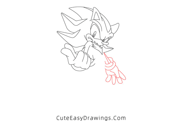 how to draw super shadow - www.cuteeasydrawings.com