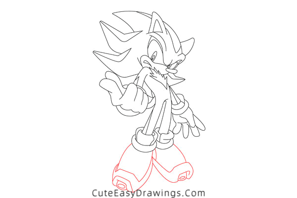 how to draw super shadow - www.cuteeasydrawings.com